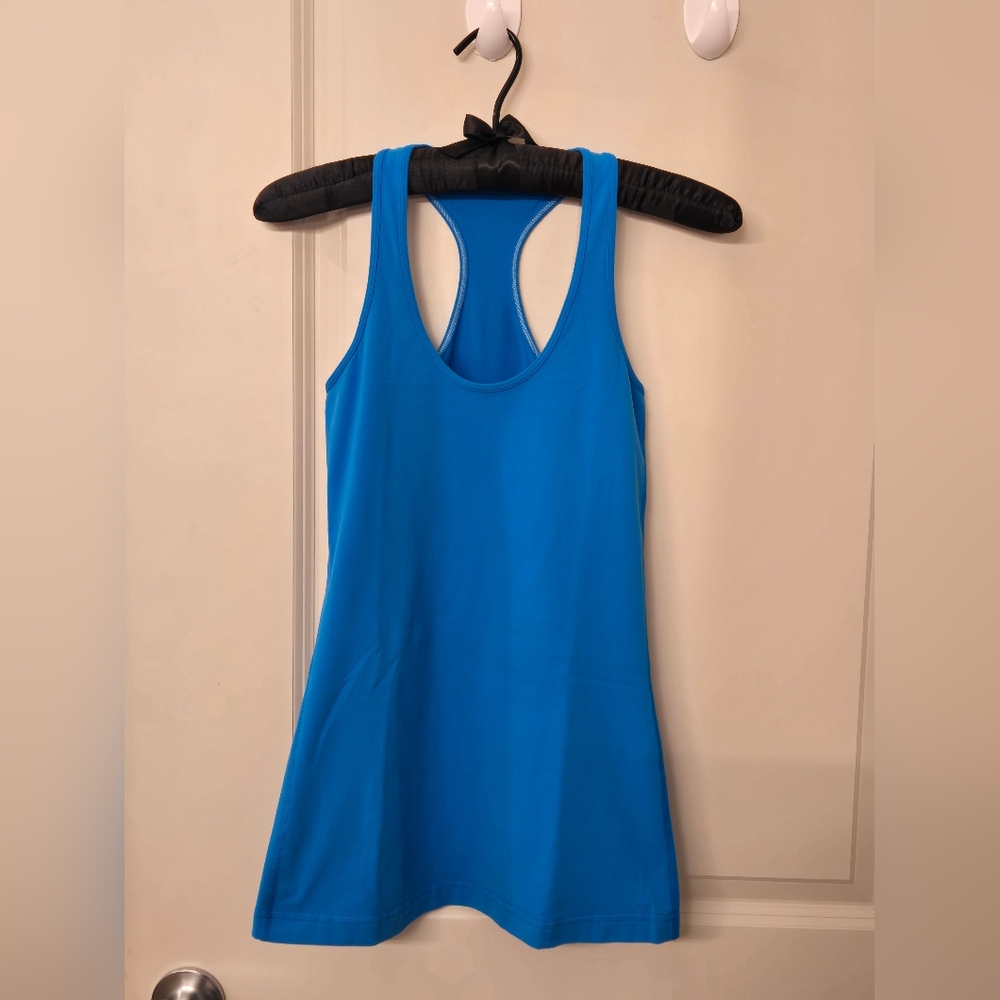 Lululemon Cool Racerback II Tank - Blue - Size 6 - Picture 7 of 14